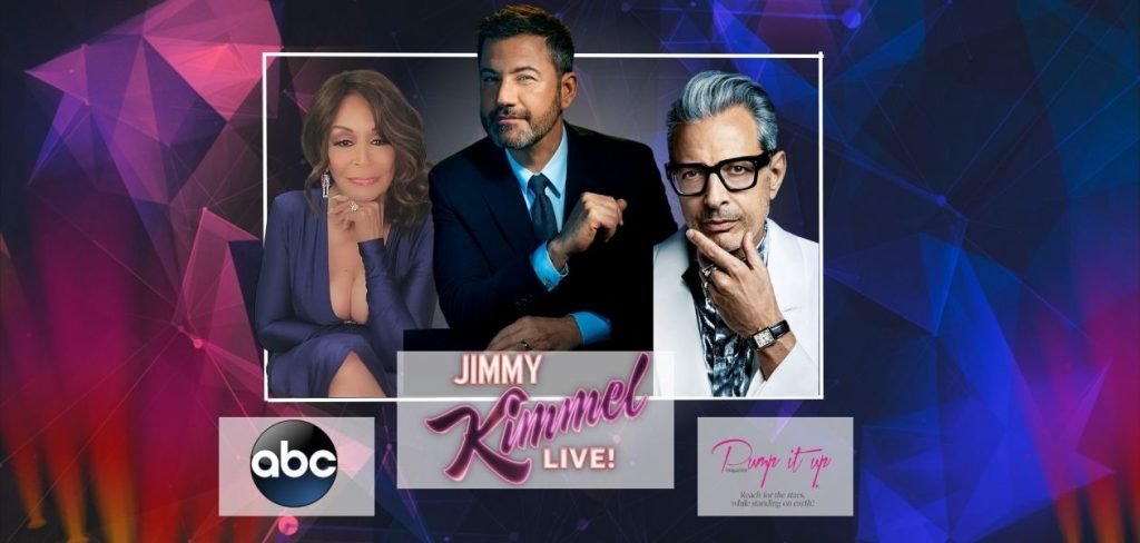 Pump it up magazine - Freda Payne - Jeff Goldblum - Jimmy Kimmel Live - ABC