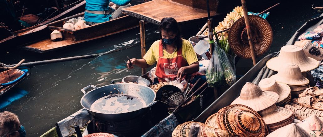 market in bangkok