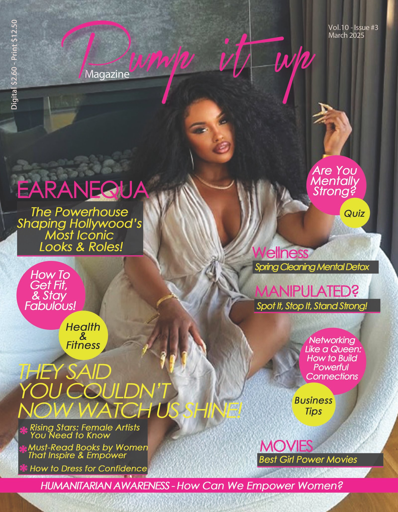 Pump it up Magazine - Women's Month 2025 - Magazine Cover